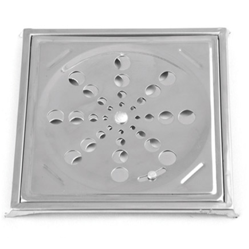 Grelha Quadrada de Aço Inox de 10cm com Fecho